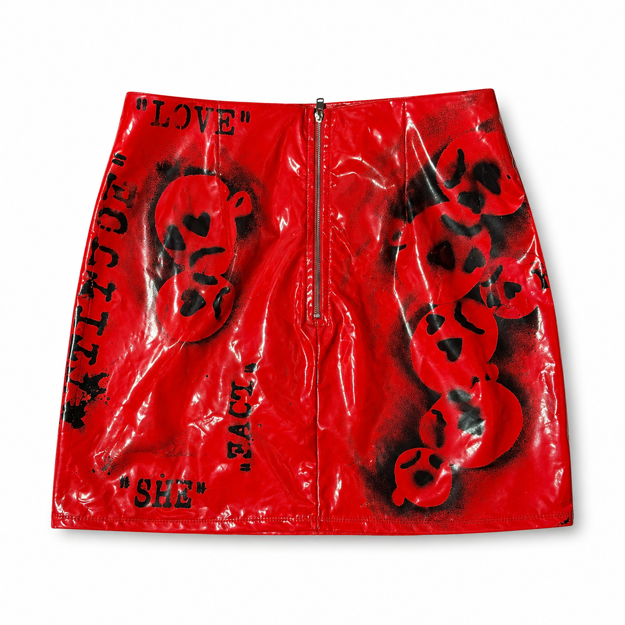“Red Static Skirt"