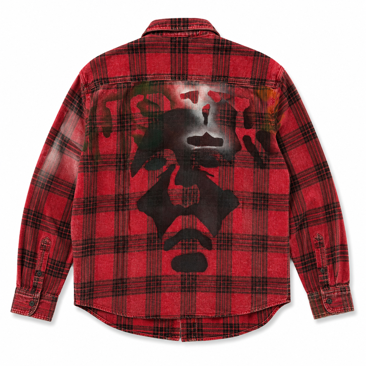 Art piece, not “flannel shirt.”
