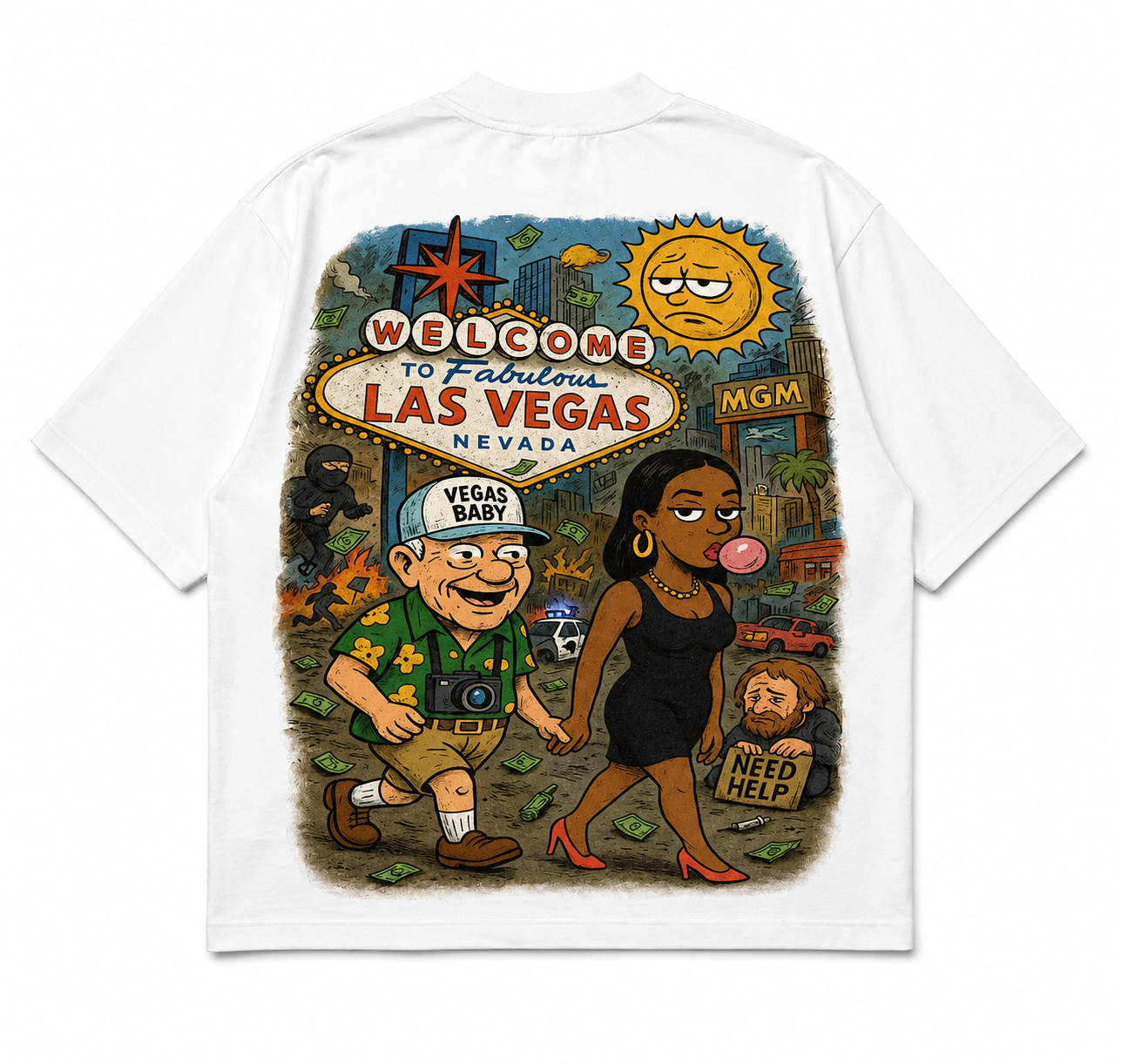 Lost Vegas Tee (White)