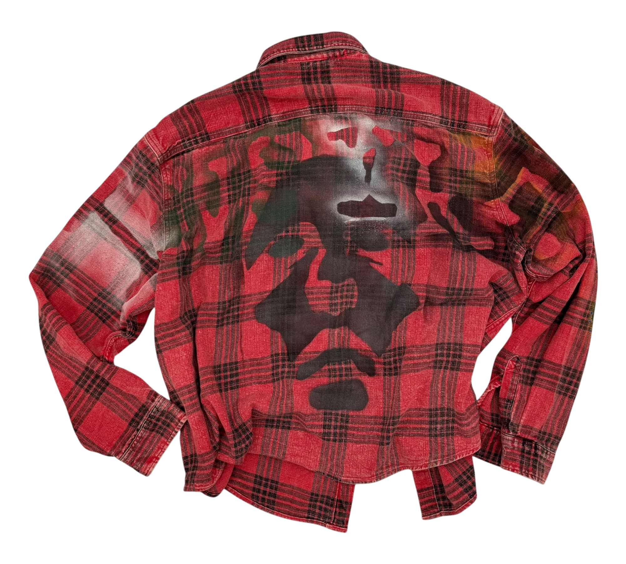 Art piece, not “flannel shirt.”