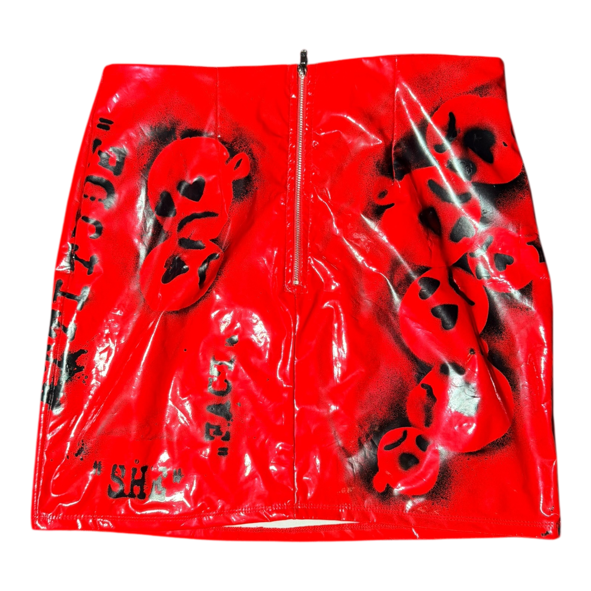 “Red Static Skirt"