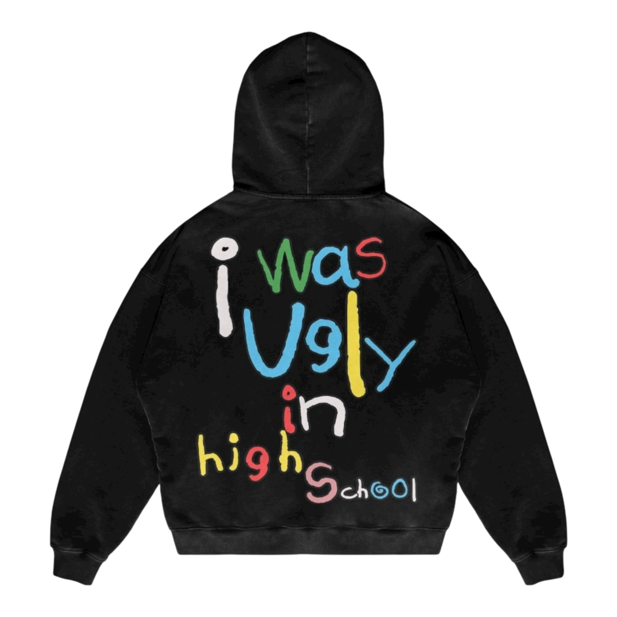 Ugly in HighSchool  Hoodie| Black